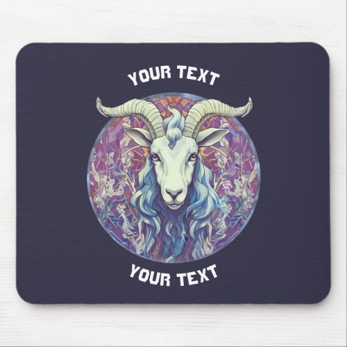 PERSONALIZED CAPRICORN ZODIAC SIGN MOUSE PAD