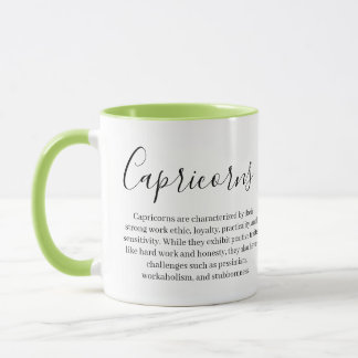 Personalized Capricorns Zodiac sign and traits Mug