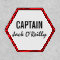 Personalized Captain Black and White