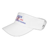 Personalized Captain First Mate Crew or Skipper Visor (Angled)