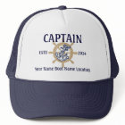 Personalized Captain First Mate Skipper Your Hat
