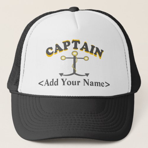 Personalized Captain Hat