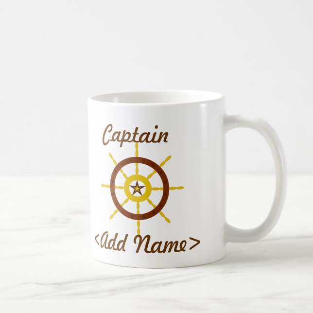 Personalized Captain Mug (Right)