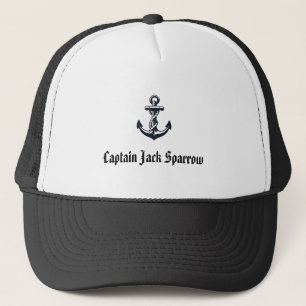 Personalized Captain’s Hat - Nautical Anchor