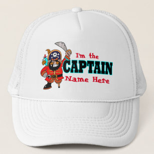 personalized captain hats for sale