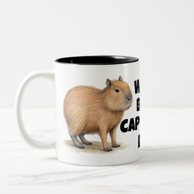 Personalized Capybara Mug (Left)