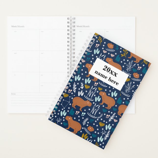 Personalized Capybara Planner (Display)