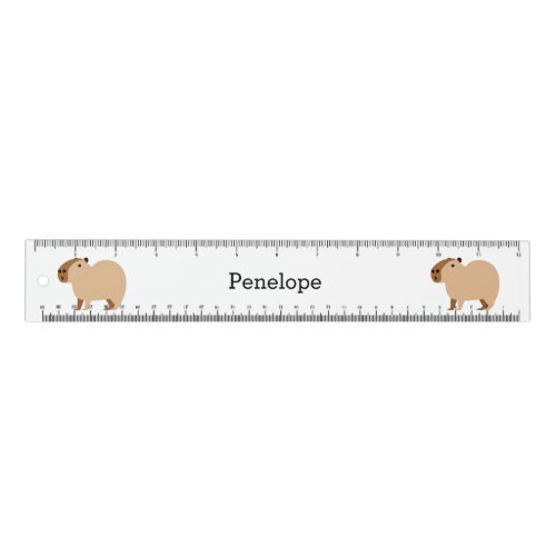 Personalized Capybara Ruler