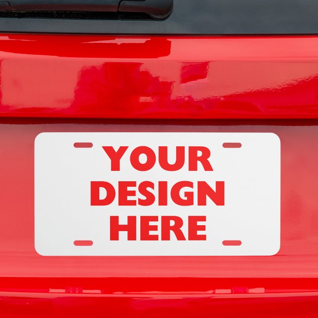 Personalized Car License Plate (Creator Uploaded)