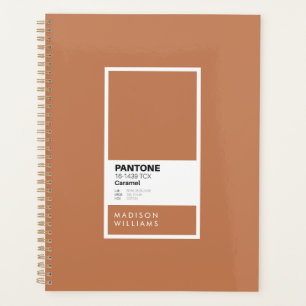 Personalized Caramel Notebook Custom Name