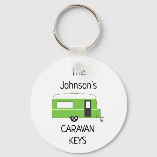 Personalized Caravan Keys name Keychain