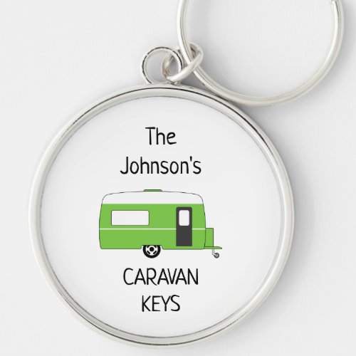 Personalized Caravan Keys name Keychain