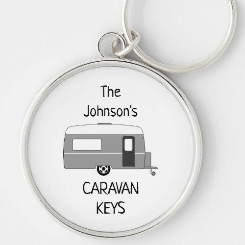 Personalized Caravan Keys name Keychain