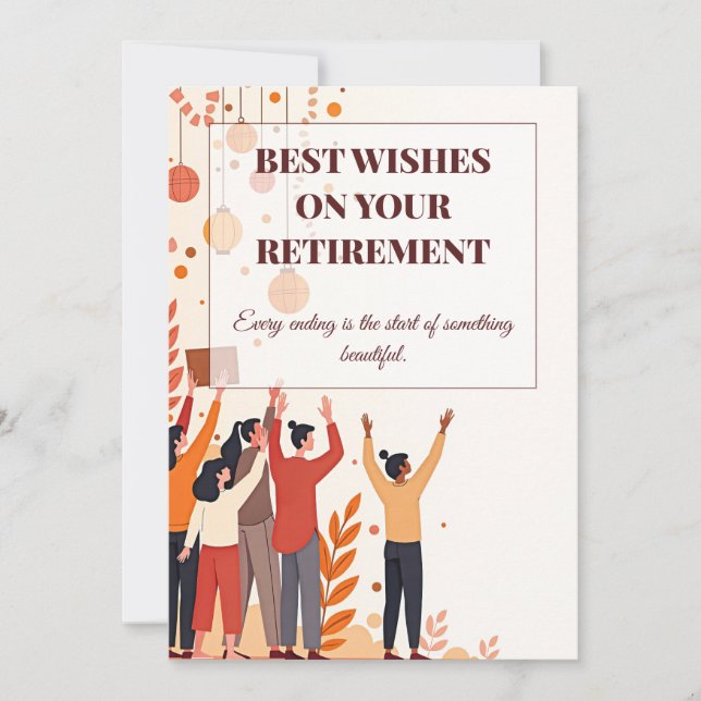 Personalized Card – Farewell Colleagues (Front)