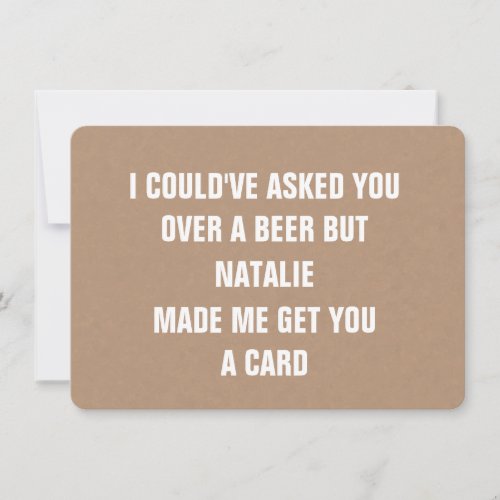 Personalized Card Funny Groomsman proposal