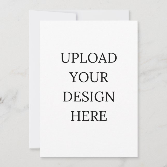 Personalized Card, Personalized Invitation 5x7 in (Front)