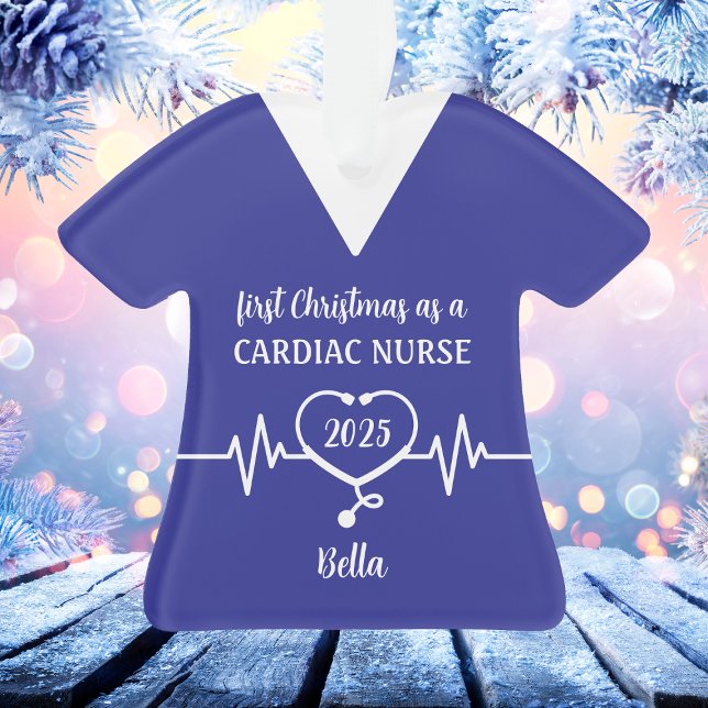 Personalized Cardiac Nurse Christmas Ornament (Personalized Cardiac Nurse Christmas Ornament
)