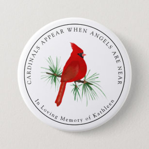 Personalized Cardinals Appear When Angels Are Near Button