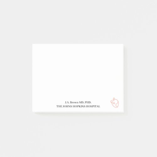 Personalized cardiologist notes with elegant heart
