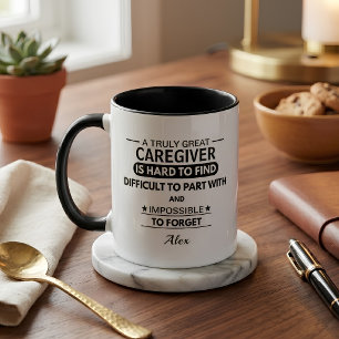 Personalized Caregiver Thank You Gift Mug
