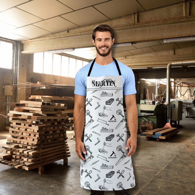 Personalized Carpenter Profession  Apron (Creator Uploaded)
