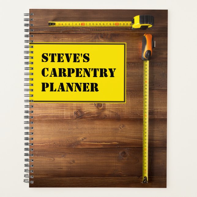 Personalized Carpentry Planner (Front)