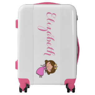Personalized Carry On Luggage Suitcase/Princess