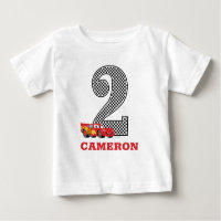 Personalized Cars - Lightning McQueen 2nd Birthday