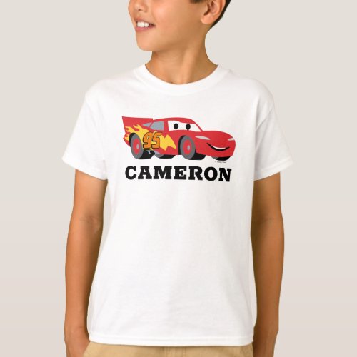 Personalized Cars _ Lightning McQueen T_Shirt