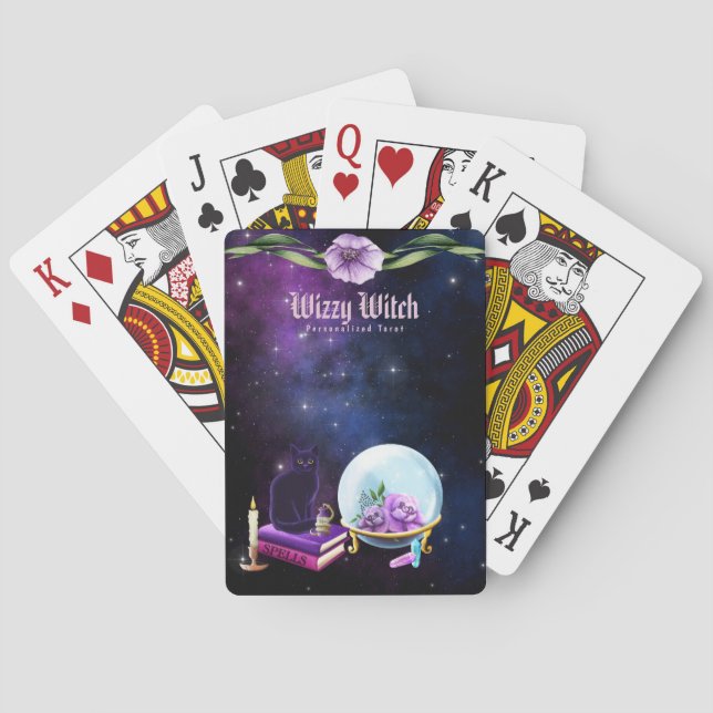 Personalized Cartomancy Tarot Playing Deck Poker Cards (Back)