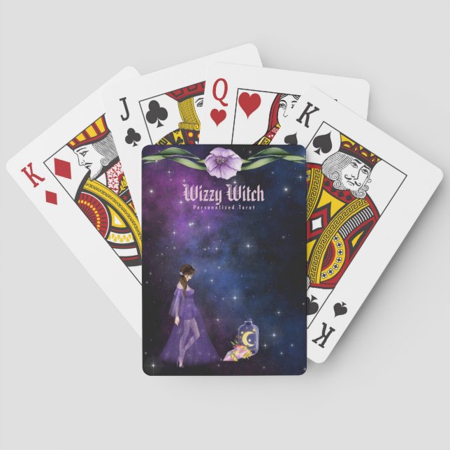 Personalized Cartomancy Tarot Playing Deck Poker Cards (Back)