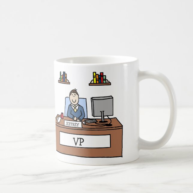Personalized cartoon mug- VP Coffee Mug (Right)
