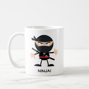 Ninja ceramic Ninja mug, Black Mask, 1 part, creative, Japanese