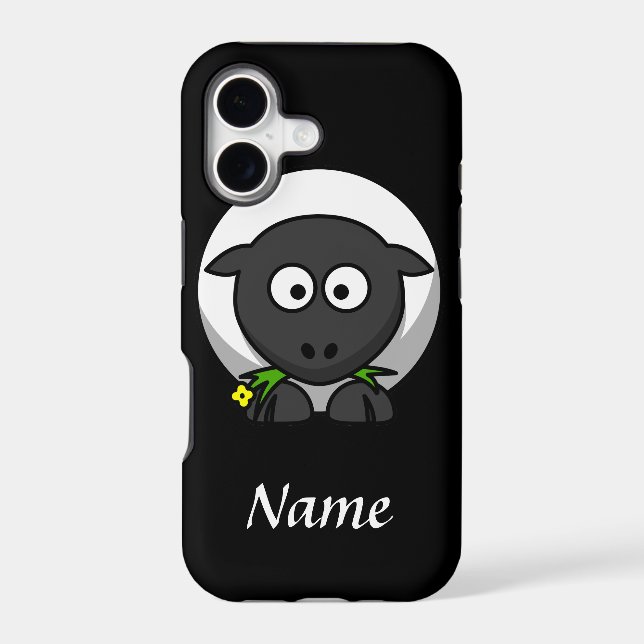 Personalized Cartoon Sheep Iphone Case (Back)