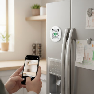 Personalized Cash App QR Code Magnet