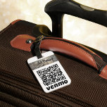 Personalized Cash App & Venmo QR Code Luggage Tag<br><div class="desc">Large enough to see, and lightweight enough to carry. Just scan the QR code and they will automatically be directed to the website of your choice. Great for taking payment / This is the perfect way to direct potential customers to your website or social media links when they ask about...</div>