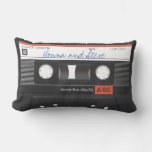 Personalized Cassette Mixtape Throw Pillow at Zazzle