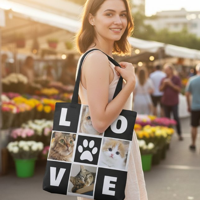 Personalized Cat Bag, Custom Gift, Cat Owner Gift Tote Bag (Creator Uploaded)
