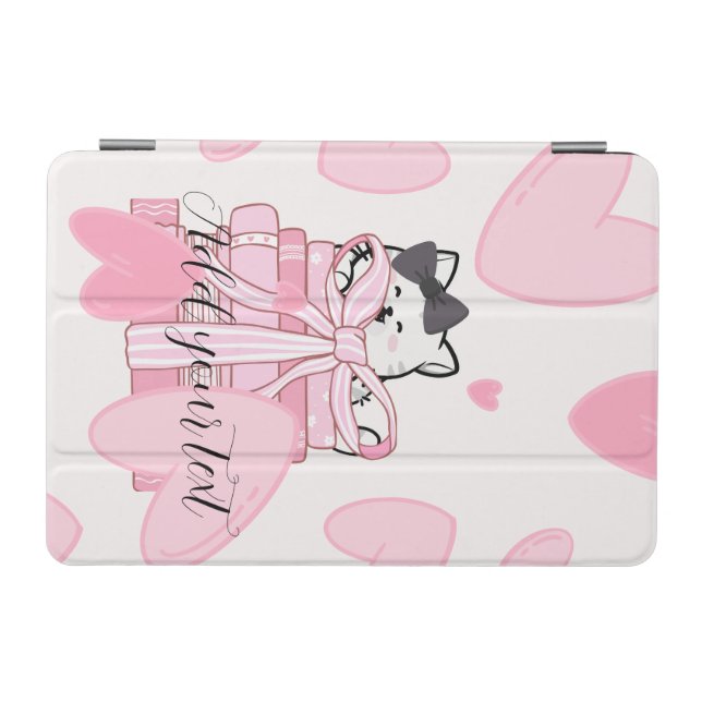 Personalized Cat Book iPad Cover (Horizontal)