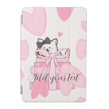 Personalized Cat Book iPad Cover
