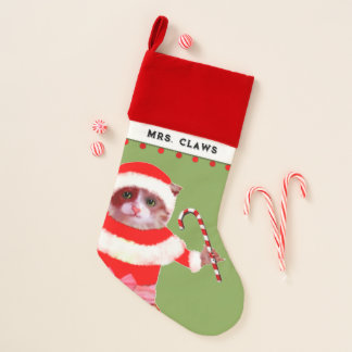 Personalized Cat Christmas Stocking