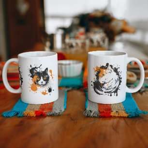 personalized cat dad giant coffee mug
