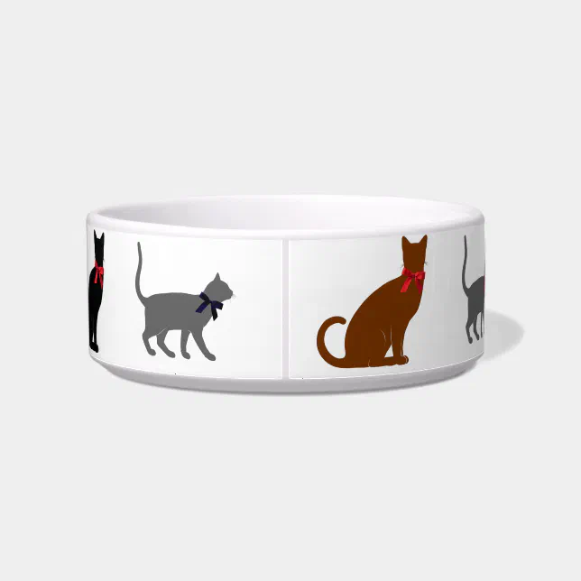 Personalized Cat Food Bowl Zazzle