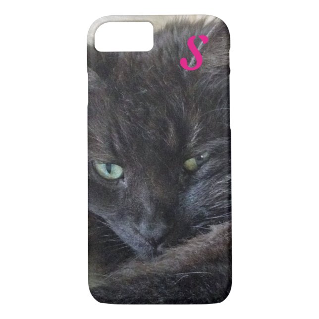 Personalized Cat iPhone Case (Back)