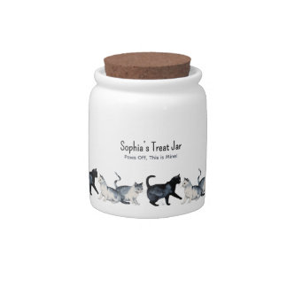 Personalized Cat Lover – Custom Candy Jar