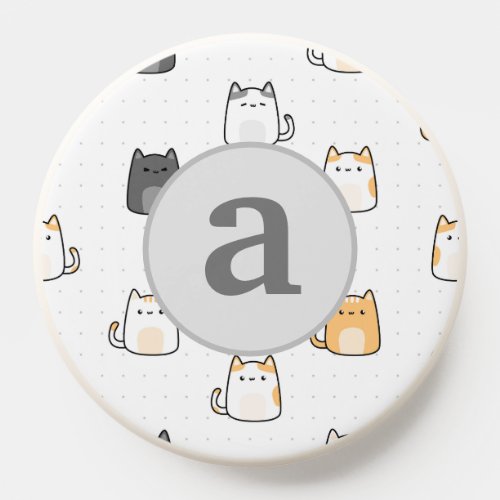 Personalized Cat Lovers PopSocket Purr_fect Grip