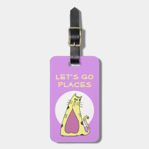 Personalized Cat Luggage Tag
