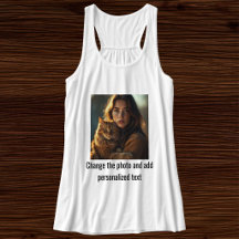 Personalized Cat Mom Family Fun Pet Photo White