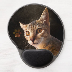 Personalized Cat Photo Pet Dog Custom Template Gel Mouse Pad