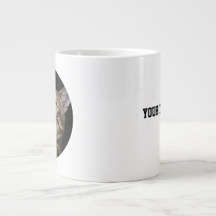 Personalized Cat Photo with Text Custom Gift Giant Coffee Mug